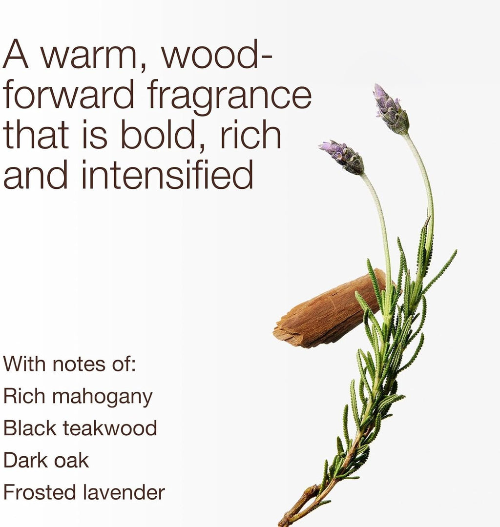 Mahogany Teakwood Intense 3-Wick Candle - Scented Candle for At-Home Use - Long-Lasting, Room-Filling Fragrance - High Fragrance Oil Concentration - 2-Pack